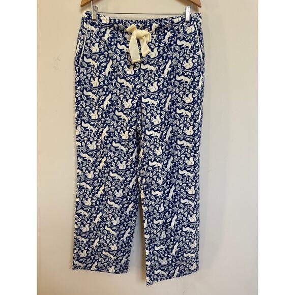 Boden Blue Woodland Squirrel Brushed Cotton Pyjama Trouser Lounge PJ Pants 12 - Picture 2 of 7